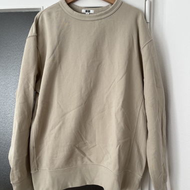 UNIQLO Beige Sweatshirt XL