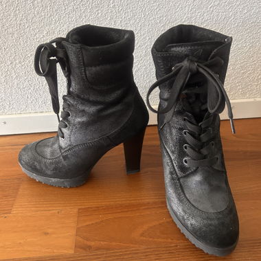 Black High Heels Boots