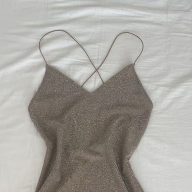 GLITZER KLEID