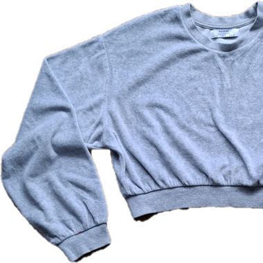 Sweat polaire cropped