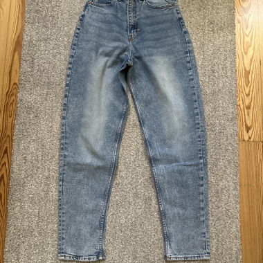 High Waist Blue Jeans