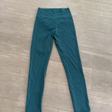 Leggings lunghi verde scuro
