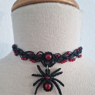 Collana Macramè Ragno