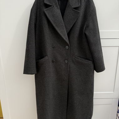 ZARA Mantel grau