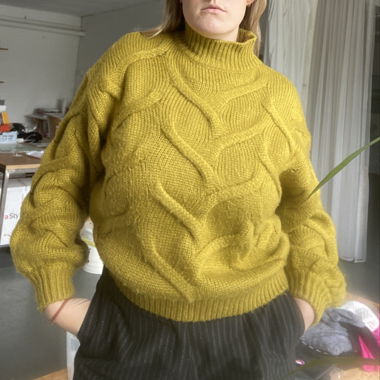 Green Knit Sweater