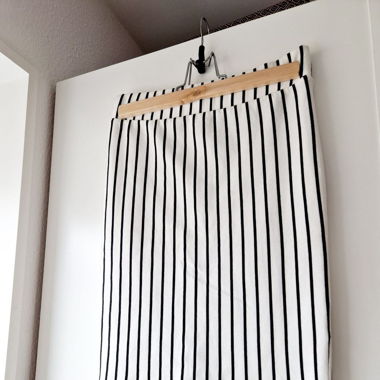 Jupe crayon SELECTED, noir et blanc, taille XS