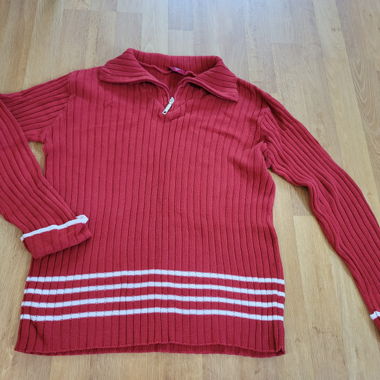 Pull en maille rouge Biaggini M