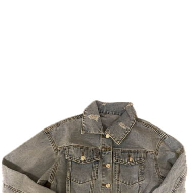 Cropped Jeansjacke