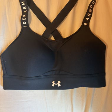 Brassiere de sport Under Armour noire