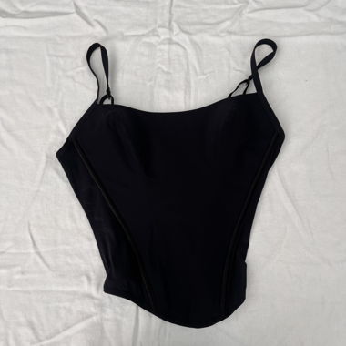 Black Shaping Corset Top by Marks & Spencer