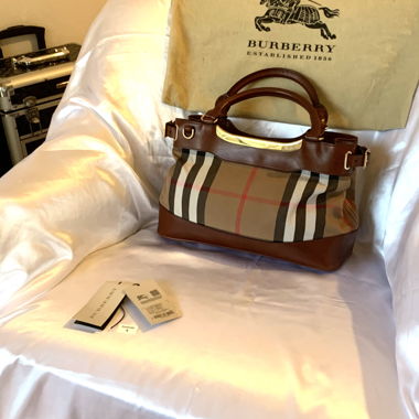 Sac Burberry dark tan