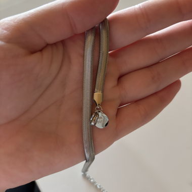 Collier Chaîne de Serpent argenté Purelei