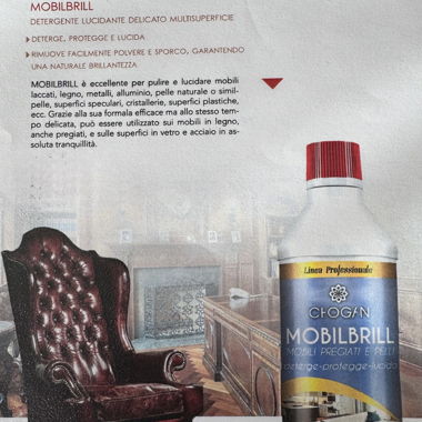 MOBILBRILL prodotto di cura per i mobili pregiati 