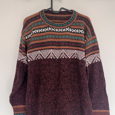 Knitted Sweater with Pattern