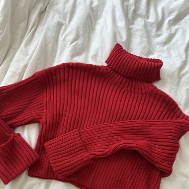 Red turtle neck 🐞