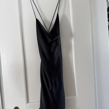 Abito slip nero