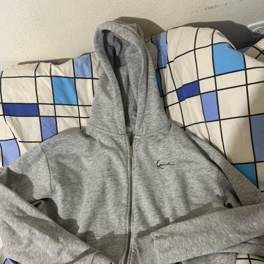 Grey Zipper Hoodie Karl kanni