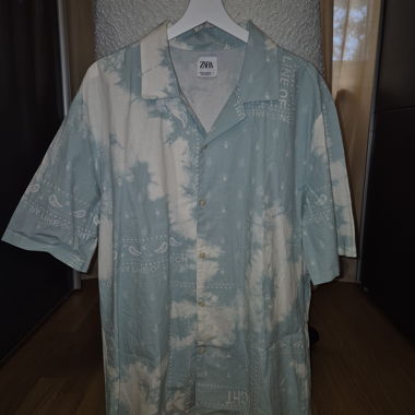 Camicia ZARA blu bianco