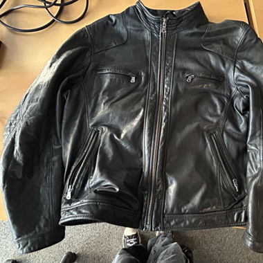 Lederjacke von Warren & Parker
