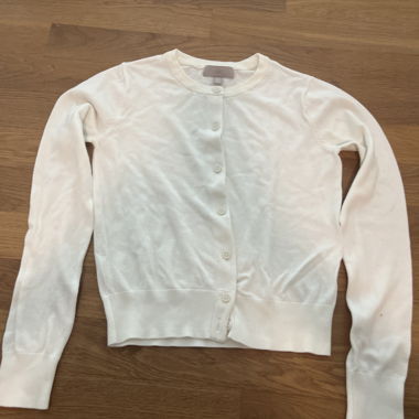 Cardigan in maglia bianco