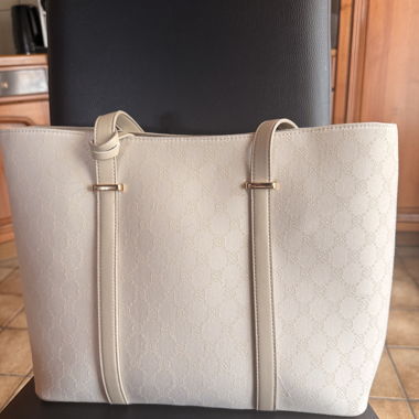 Beige Handbag
