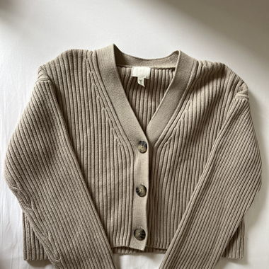 Cardigan beige 