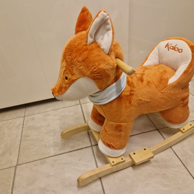 Cavallo a dondolo volpe Kaloo peluche