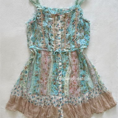 Verspieltes Chiffon-Babydoll Grösse M