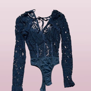 MISSGUIDED Spitzenbodysuit in S
