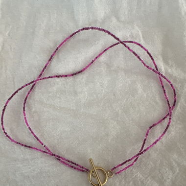 Handmade evil eye choker