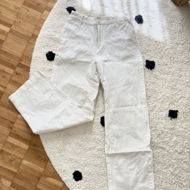 Pantaloni chino bianchi di Muji