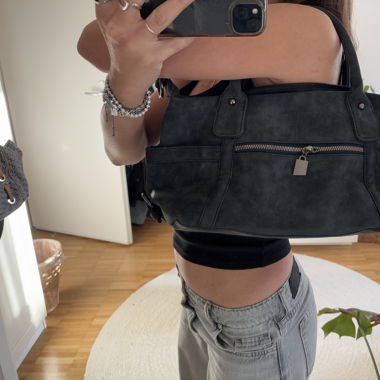 grey bag