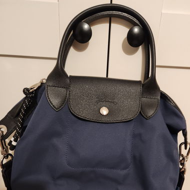 Sac à main Longchamps le pliage bleu
