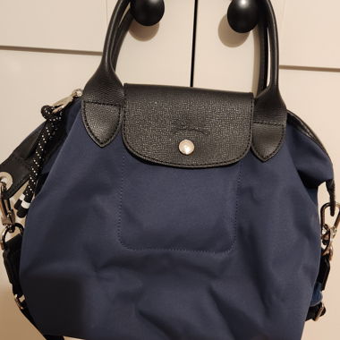 Sac à main Longchamps le pliage bleu