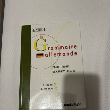 livre de grammaire allemande 