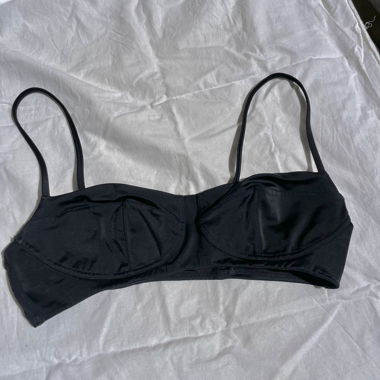 black bikini top