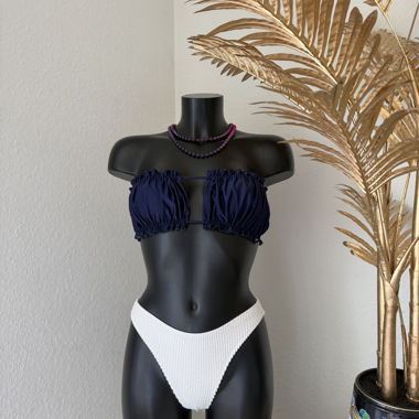 Ensemble bikini bicolore