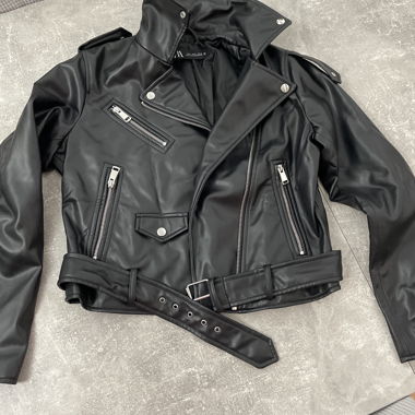Black Biker Jacket