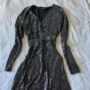 Robe paillettes sequin pieces 