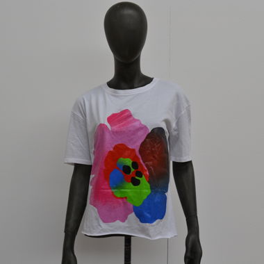Zara weisses T-Shirt mit Print