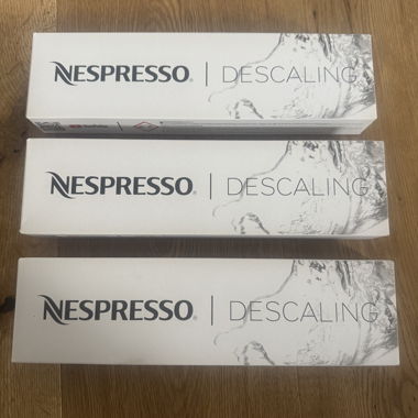 3x Nespresso Entkalker Set