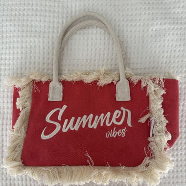 Sac d’été couleur corail