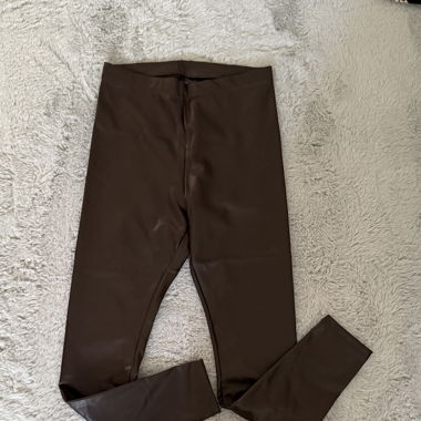 Lederleggings