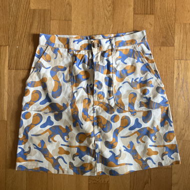 Jupe mini à motifs Monki