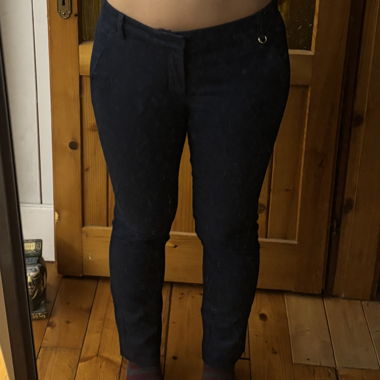 Blue navy low waisted pants