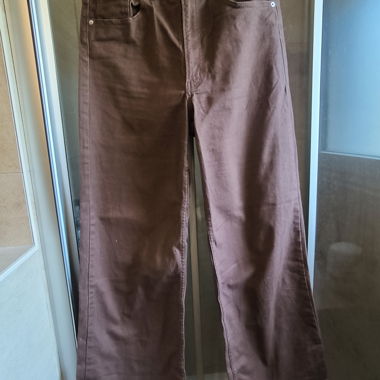 Pantaloni Marroni Larghi