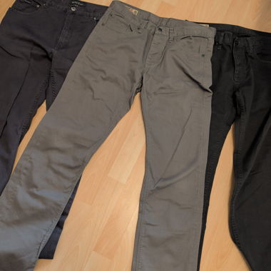 Fabric trousers