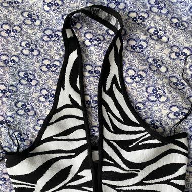 Zebra Crop Top