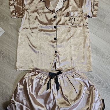 Pyjama satin deux pièces 