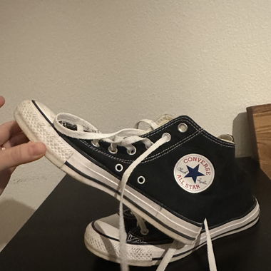 Baskets hautes Converse All Star noires